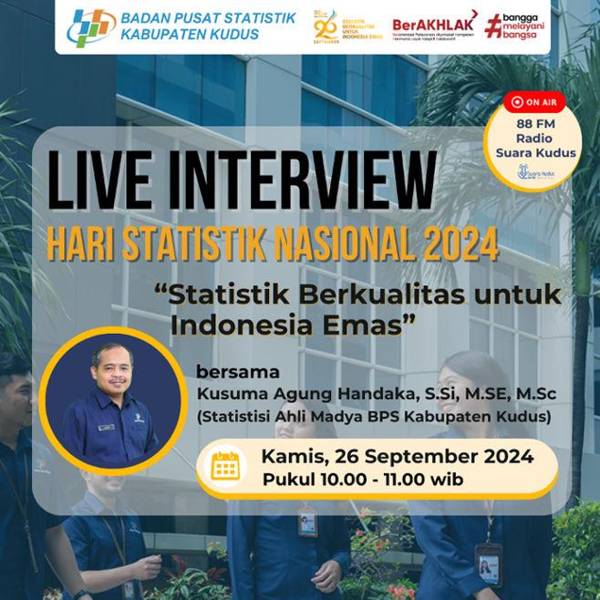 LIVE INTERVIEW HARI STATISTIK NASIONAL