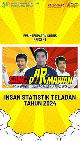 Dukung Insan Statistik Teladan dari BPS Kabupaten Kudus