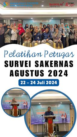 Pelatihan Petugas Survei Angkatan Kerja Nasional (Sakernas) Agustus 2024